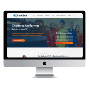 Site de indústria de uniformes